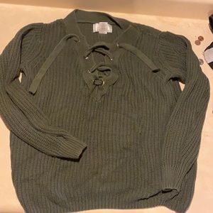 Ruby Moon Army green sweater